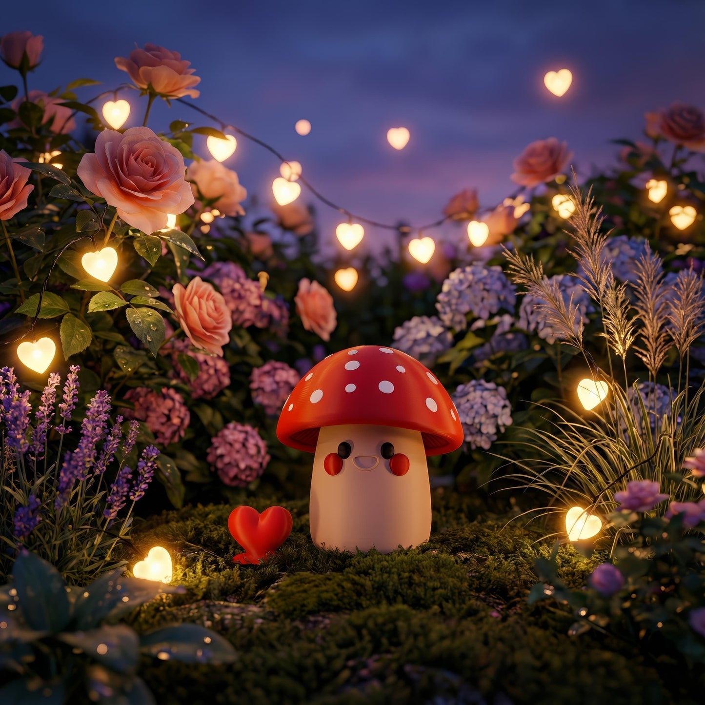 Cadeau voor Haar & Beste Vriendin - Paddenstoel Decoratie als Gelukscadeau - Valentijnscadeau Vrouw - Woondecoratie en Bureau Accessoires