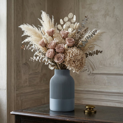 Japandi Vaas Droogbloemen 22 cm