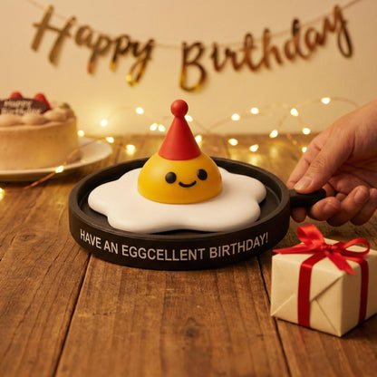 Grappig Verjaardagscadeau Spiegelei Eggcellent Birthday Cadeau voor Vriendin Bureau Decoratie