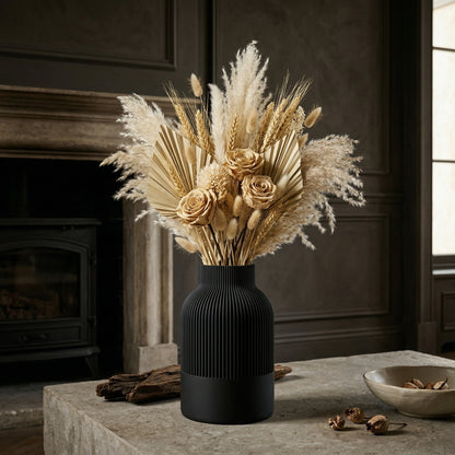 Japandi Vaas Droogbloemen 22 cm