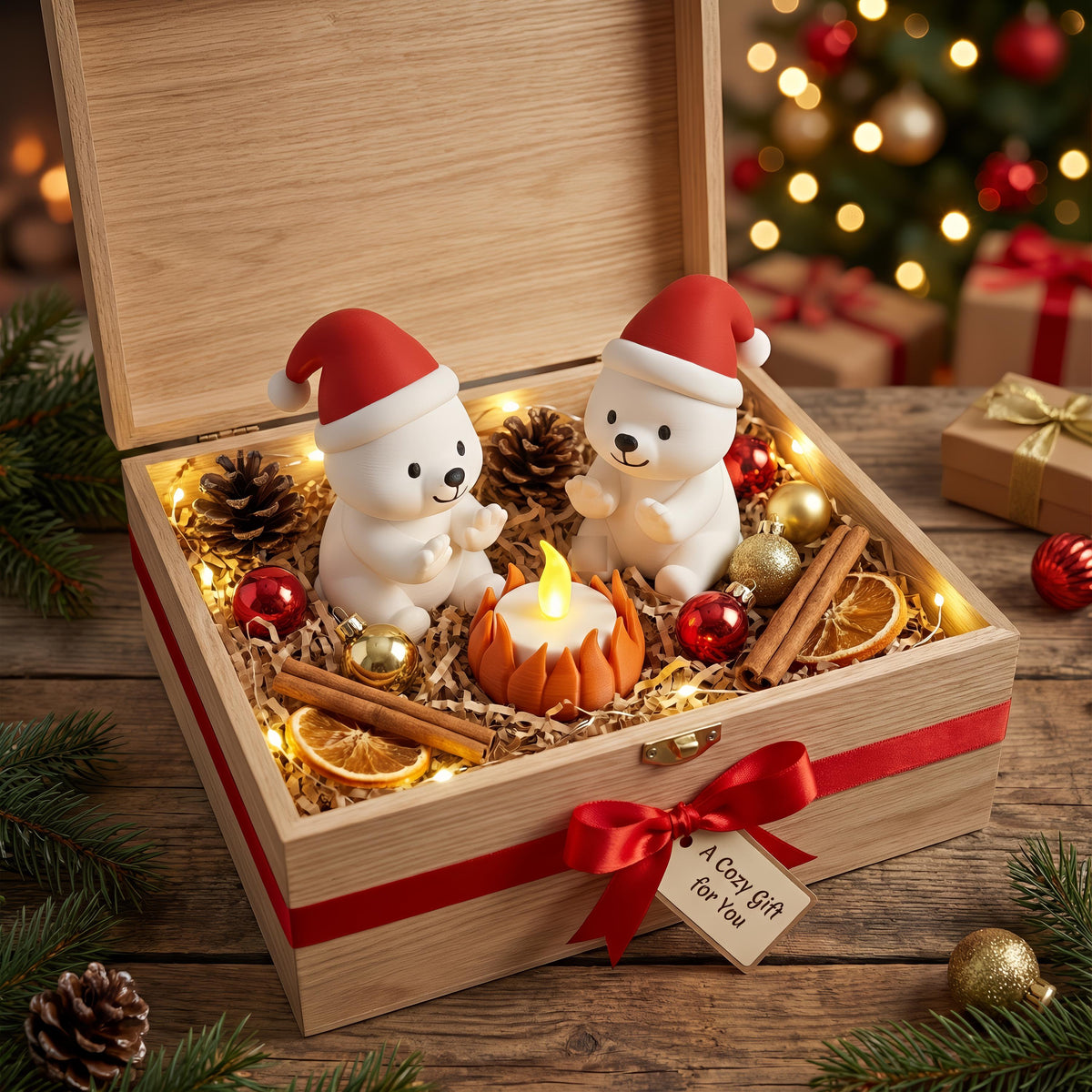 IJsbeer kerstdecoratie – schattig kerstcadeau