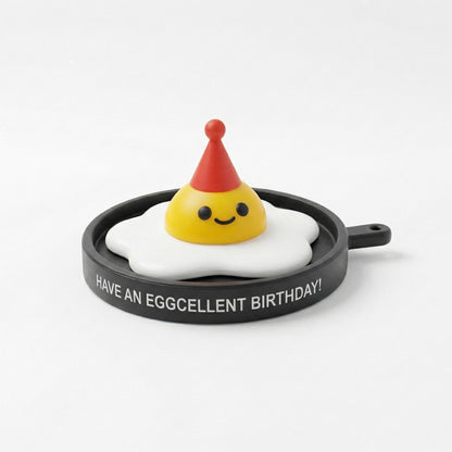 Grappig Verjaardagscadeau Spiegelei Eggcellent Birthday Cadeau voor Vriendin Bureau Decoratie