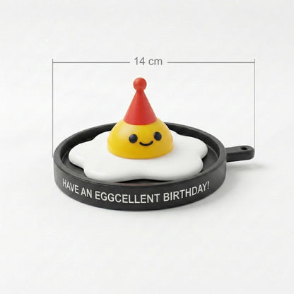 Grappig Verjaardagscadeau Spiegelei Eggcellent Birthday Cadeau voor Vriendin Bureau Decoratie
