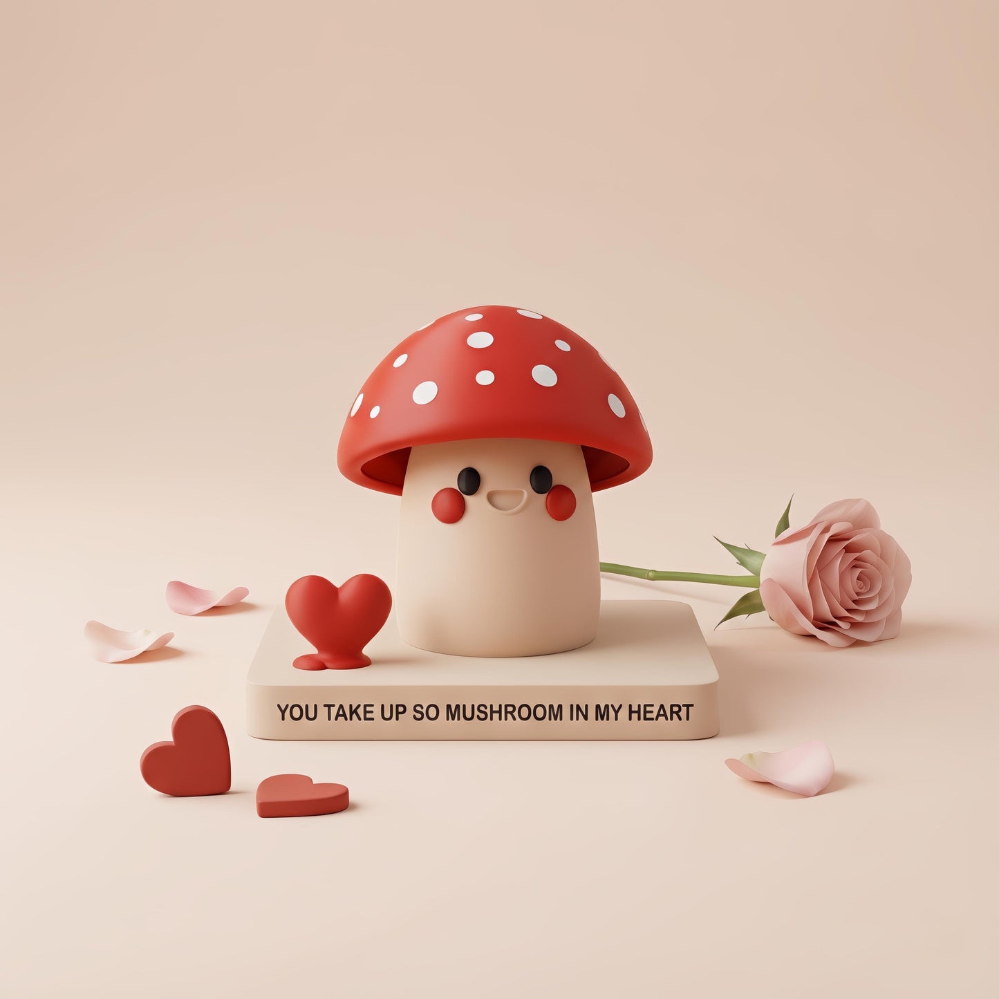 Cadeau voor Haar & Beste Vriendin - Paddenstoel Decoratie als Gelukscadeau - Valentijnscadeau Vrouw - Woondecoratie en Bureau Accessoires